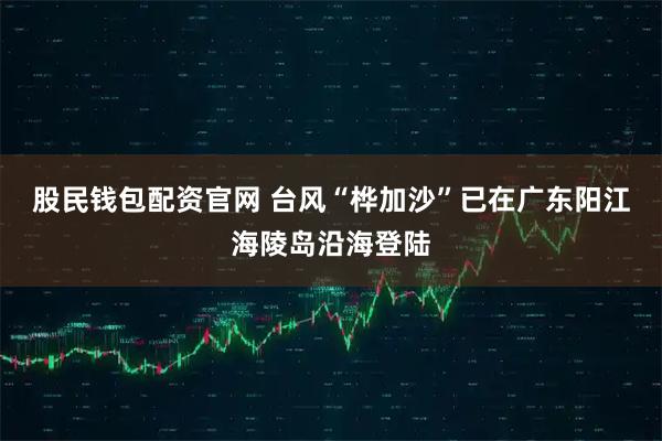 股民钱包配资官网 台风“桦加沙”已在广东阳江海陵岛沿海登陆