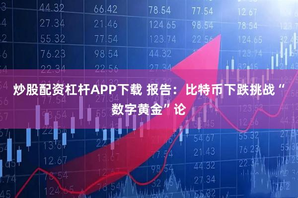 炒股配资杠杆APP下载 报告：比特币下跌挑战“数字黄金”论