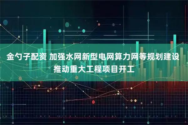 金勺子配资 加强水网新型电网算力网等规划建设 推动重大工程项目开工